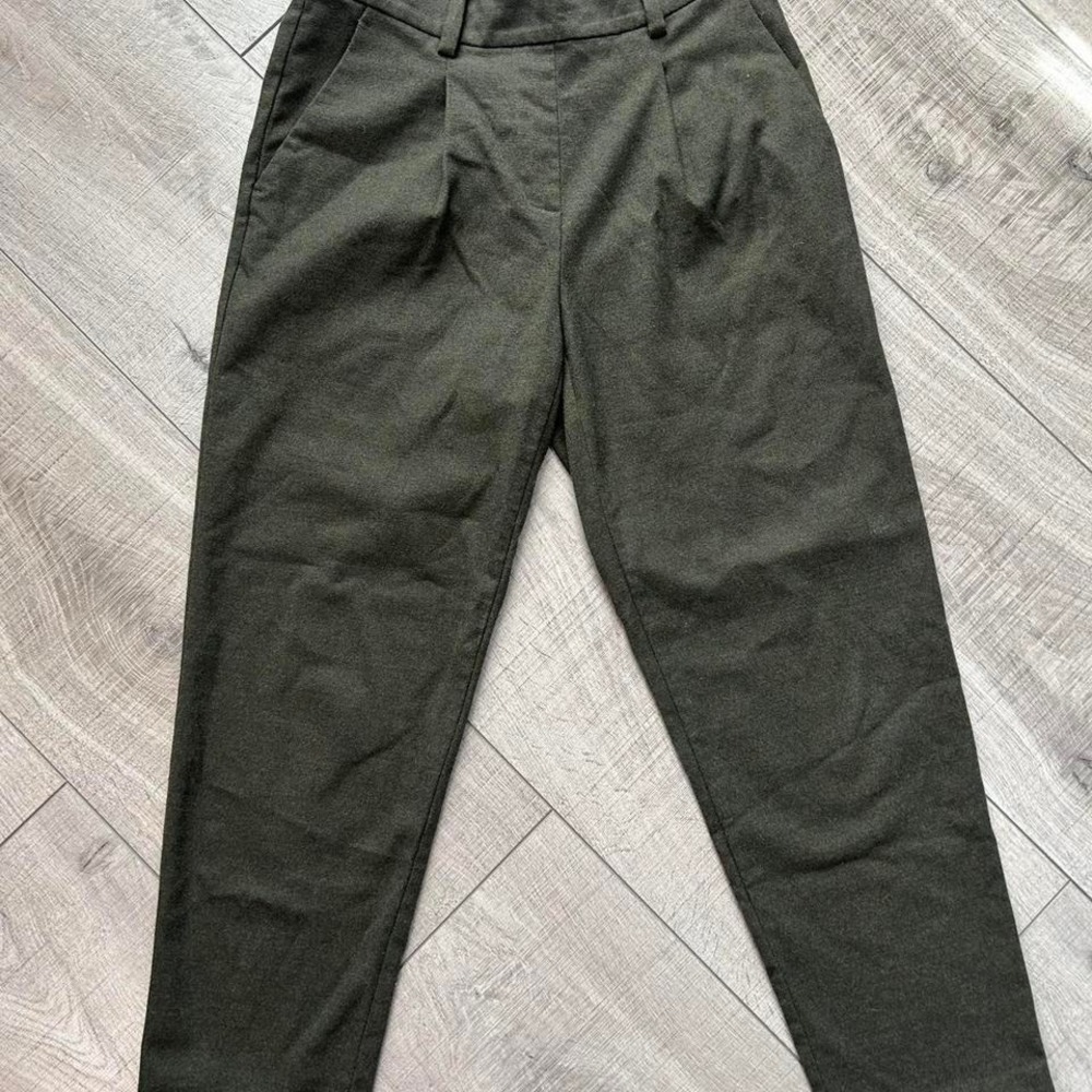 LOFT‎ Olive Green Tapered Trousers Ankle Pants - Size XS